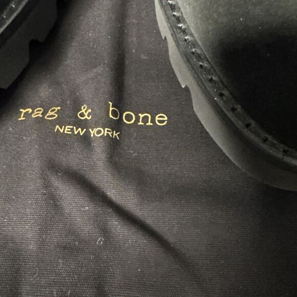 NIB Rag and Bone Bedford Chelsea Boot - Black Suede Size US11 EU44 #1140 - Picture 4 of 14